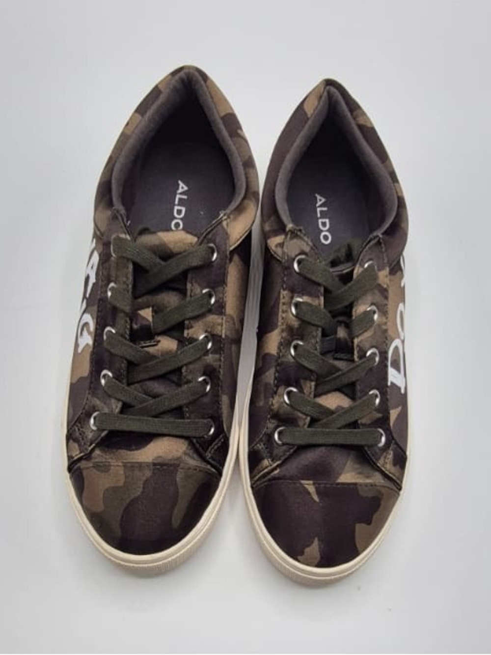 ALDO Men’s Camouflage Low-Top Sneakers - Olive & Brown